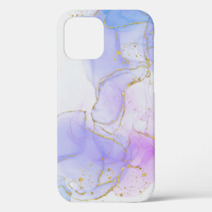 Rosa, Lila und blaue Alkoholtinte Case-Mate iPhone Hülle
