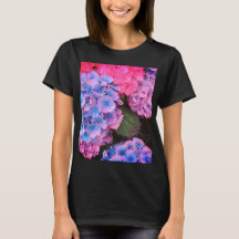 Rosa, lila und blaue Blumen