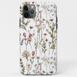 Rosa lila Wasserfarbe Wildblume  Case-Mate iPhone Hülle