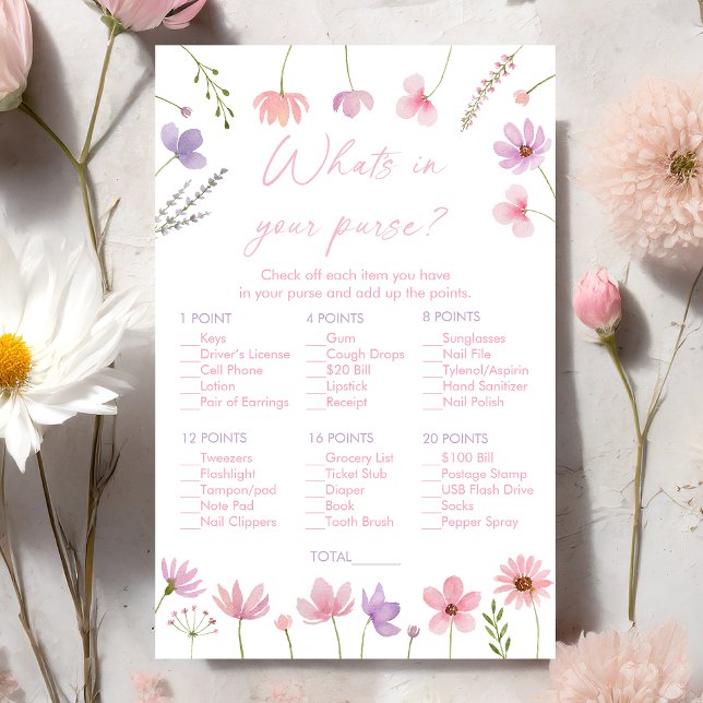 Rosa Lila Wildblumen Was ist in deinem Handspiel? (Von Creator hochgeladen)