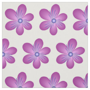 Rosa Lilac Blume Abstraktes Kunstflora-Muster Stoff