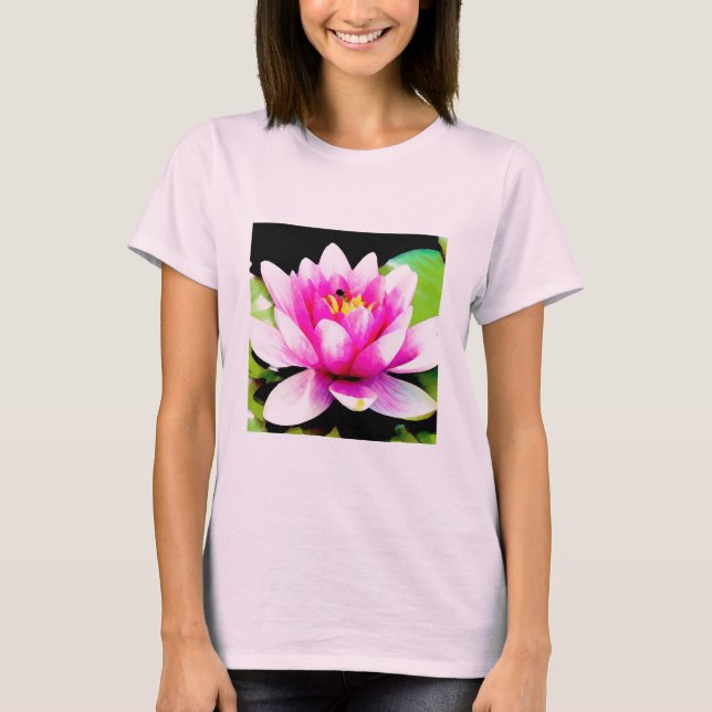 Rosa Lilie T-Shirt (Vorderseite)