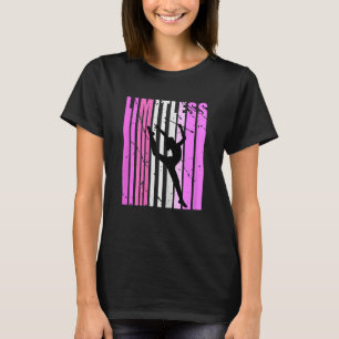 Rosa Limitless Rhythmische Gymnastik Geburtstagsin T-Shirt