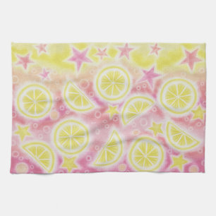 Rosa Limonade-Geschirrtuch Küchentuch