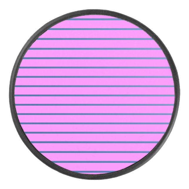 Rosa Linde Eishockey Puck (Vorderseite)