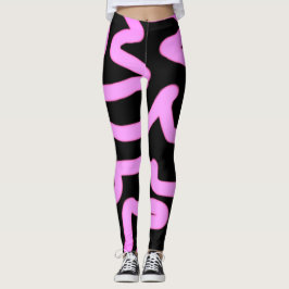 rosa Linie Leggings