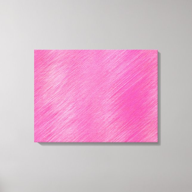 Rosa Linien Leinwanddruck (Vorderseite)
