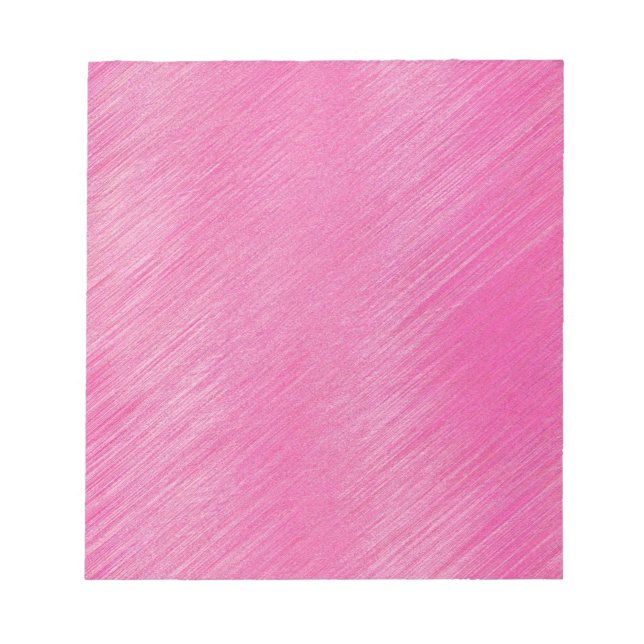 Rosa Linien Notizblock (Vorderseite)