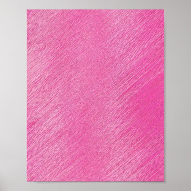 Rosa Linien Poster (Vorne)