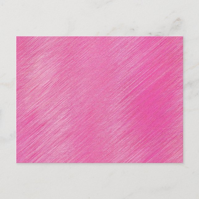 Rosa Linien Postkarte (Vorderseite)