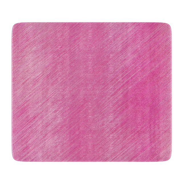 Rosa Linien Schneidebrett (Vorderseite)