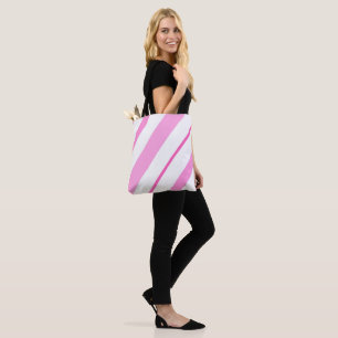 Rosa Linien Tasche