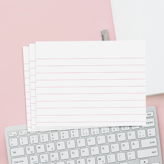 rosa Linienindex Mitteilungskarte (Von Creator hochgeladen)