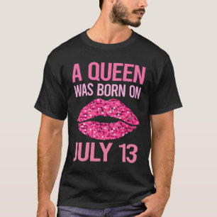 Rosa Lippen - 13. Juli 13. T-Shirt