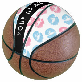 Rosa Lippen, blaue Lippen, Kuss, Ihr Name, persona Basketball