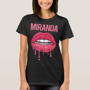 Rosa Lippen - Miranda Name T-Shirt
