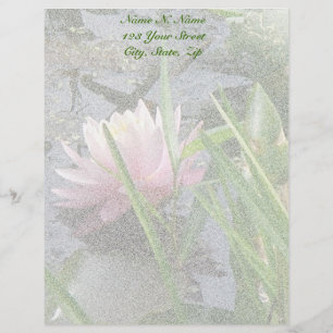 Rosa Lippenbrille Briefbogen