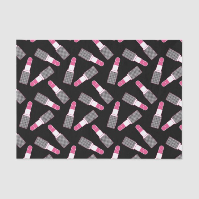 Rosa Lippenstift Seidenpapier (Vorderseite)