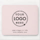 Rosa Logo | Business Corporate Modernes Minimalist Mousepad (Vorne)