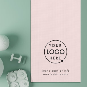 Rosa Logogeschäft Beruflich Yogamatte