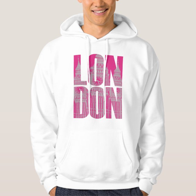 Rosa London Hoodie (Vorderseite)