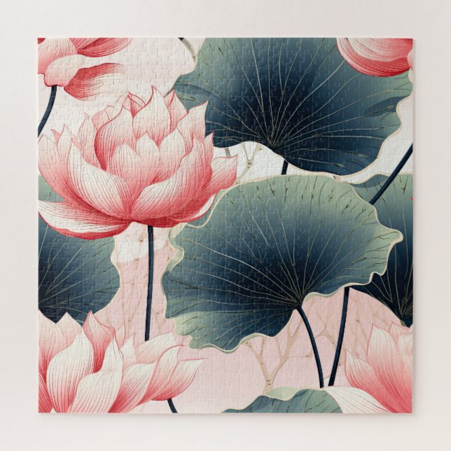 Rosa Lotus-Blume (Vertikal)