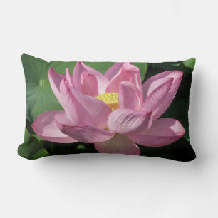 Rosa Lotus Blume IV Lendenkissen
