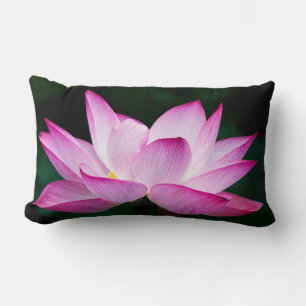 Rosa Lotus-Blume Lendenkissen