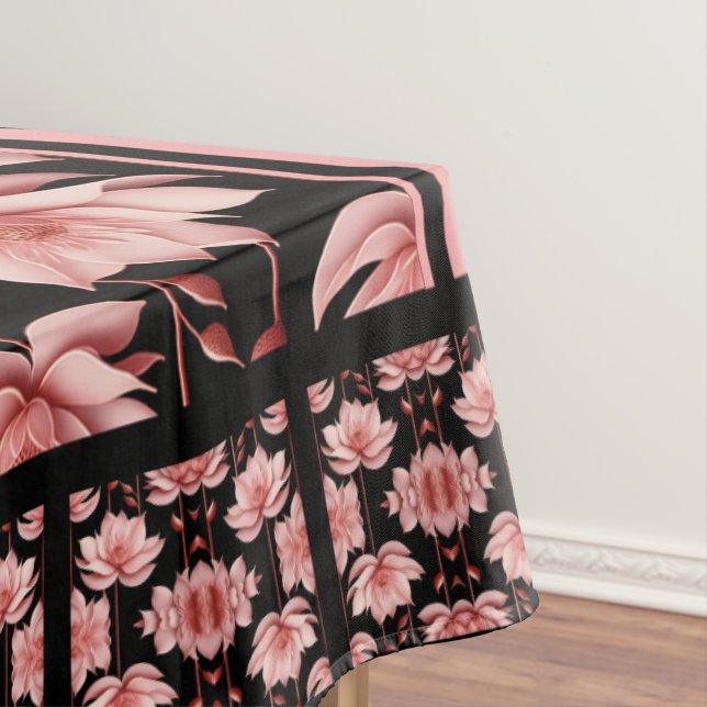 Rosa Lotus Classic Tischdecke (Beispiel)