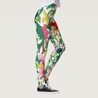 Rosa Lotus Garden Leggings