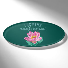 Rosa Lotus | Salon, Massagetherapeut Namenschild