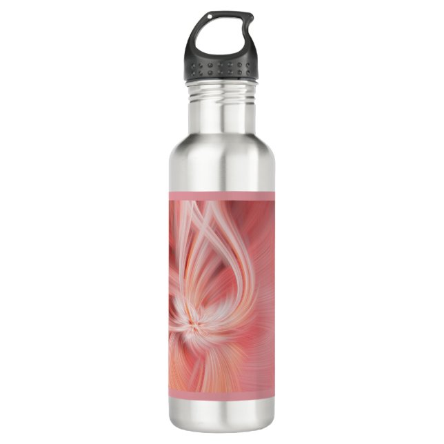 Rosa Lotus Wählen Sie eine andere Ansicht für Ihre Edelstahlflasche (Vorderseite)