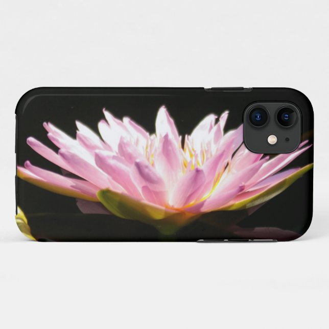 Rosa Lotus-Wasserlilie Case-Mate iPhone Hülle (Rückseite (Horizontal))