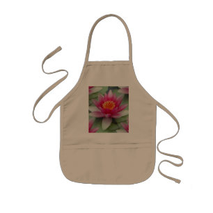 Rosa Lotus Wasserlilie Kinderschürze