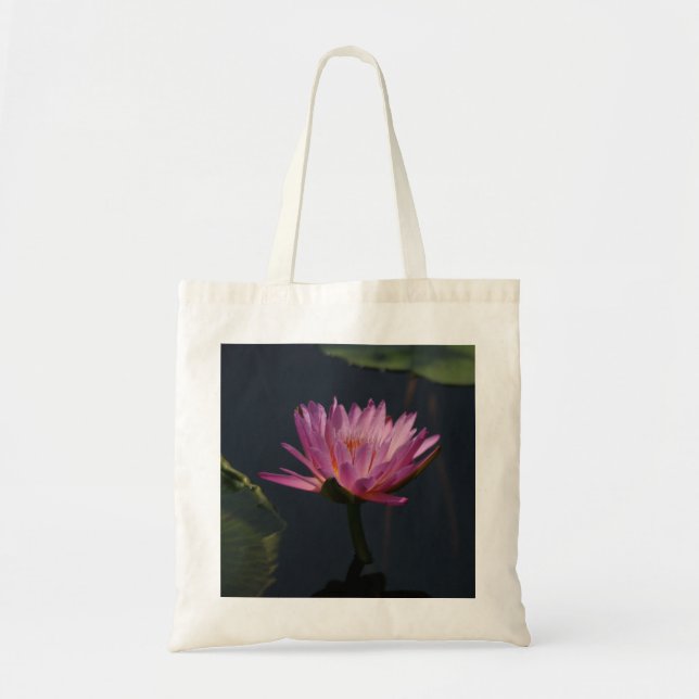 Rosa Lotus Wasserlilie Totbeutel Tragetasche (Vorne)