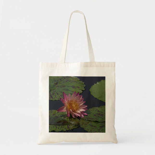 Rosa Lotus Wasserlilie Totbeutel Tragetasche (Vorne)