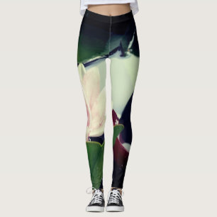Rosa Lotusblüten-Fotografie-Leggings Leggings