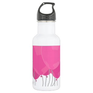 Rosa Luftballons Edelstahlflasche