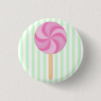 Rosa Lutscher-Knopf Button
