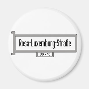 Rosa-Luxemburg-Strasse, Berlin Straßenschild Magnet