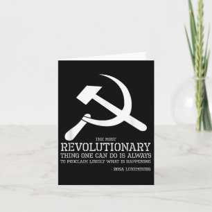 Rosa Luxemburg Zitat - Sozialist & Amp; Kommunisti Karte