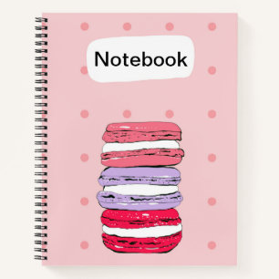 Rosa-Macaron-Notebook Notizbuch