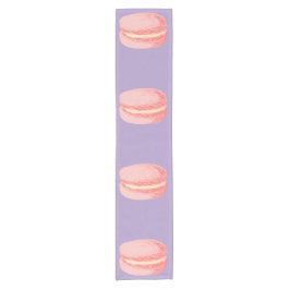 Rosa Macarons Kurzer Tischläufer
