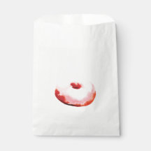 Rosa macht Gastgeschenk Tasche. Maßgeschneiderter