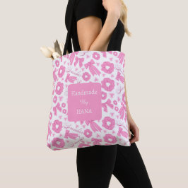 Rosa Mädchen-Schnürsenkel-Muster Süßes Haar-Access Tasche