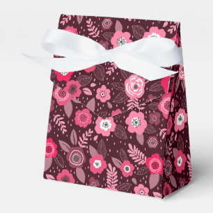 Rosa-magenta elegantes ditsy Blumendesign Geschenkschachtel