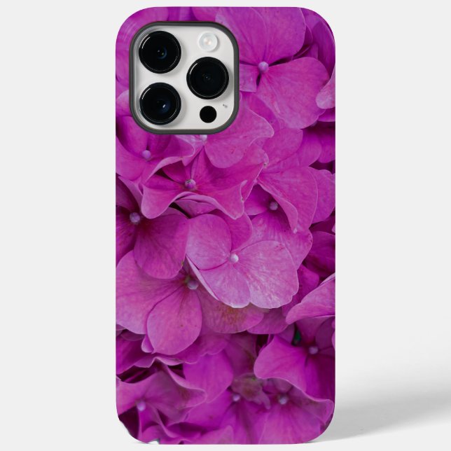 Rosa Magenta-Hydrangeas-Rose Case-Mate iPhone 14 Pro Max Hülle (Rückseite)
