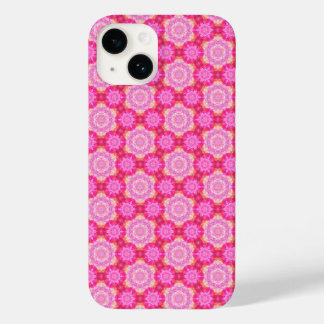 Rosa Magenta Mandala-Handyhülle | Boho Kaleidoskop Case-Mate iPhone 14 Hülle