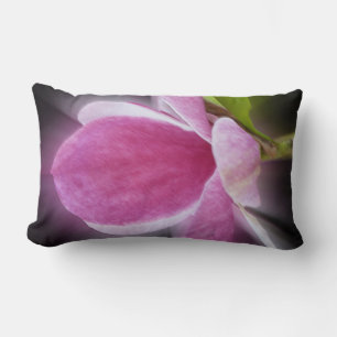 Rosa Magnolia-Blume Lendenkissen