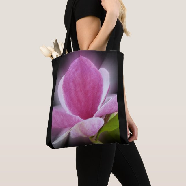 Rosa Magnolia-Blume Tasche (Von Nahem)